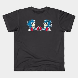 Blue hedgehog Kids T-Shirt